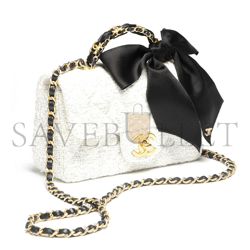 Ch**el master mini flap bag with top handle as5875 (20*13*6cm)